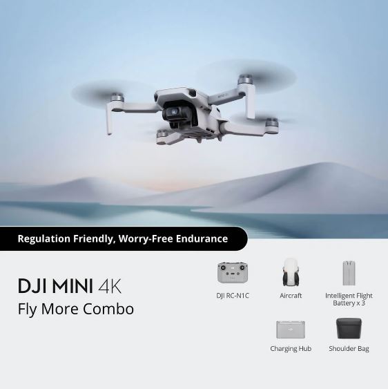 DJI MINI 4K (Fly More Combo) RC-N1C